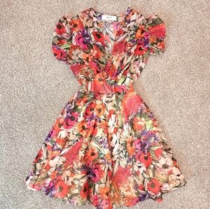 AUTHENTIC Blumarine Fairycore Floral Print Mini Dress
